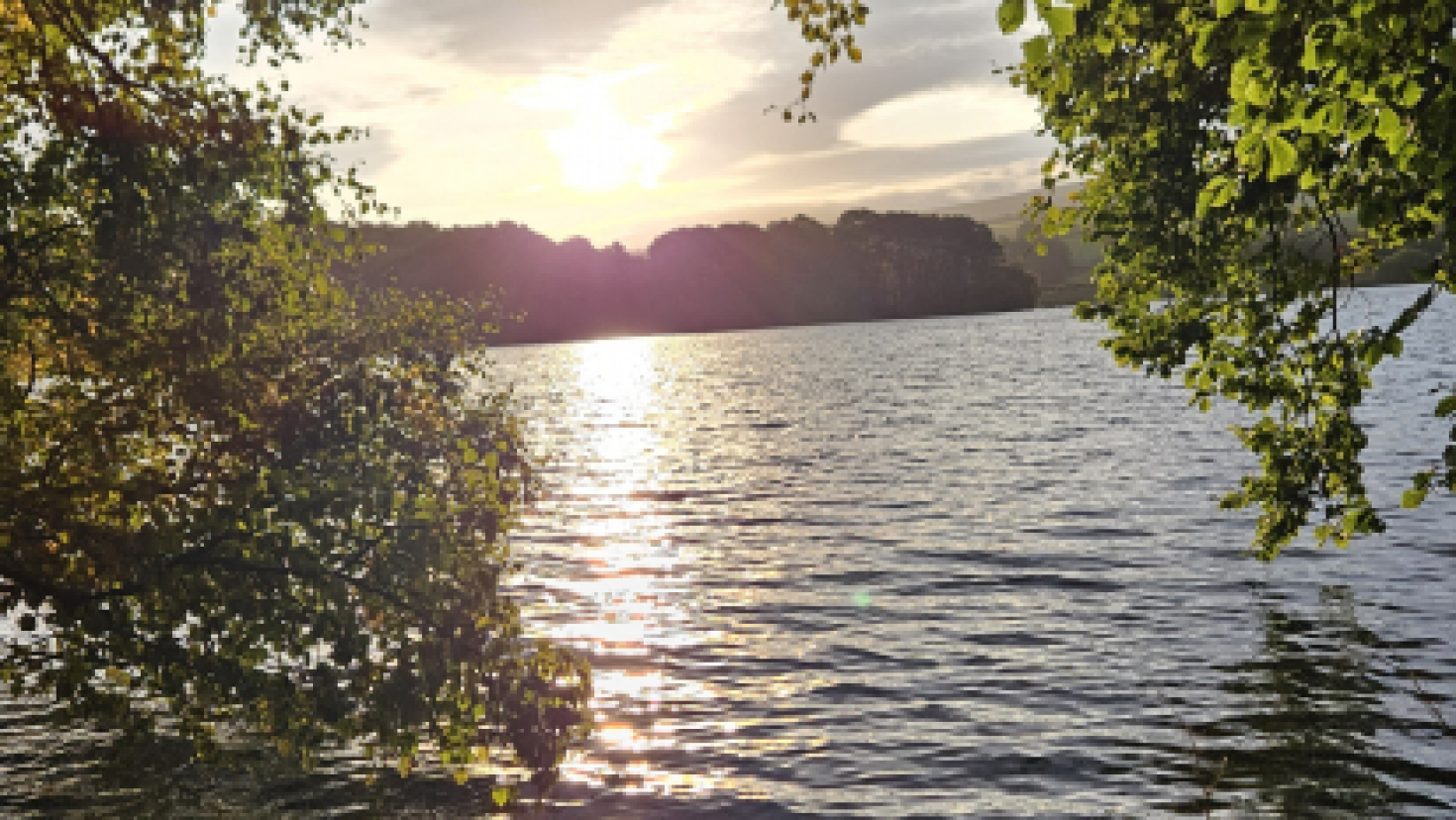 Early morning sun at Talkin Tarn (Mindfulness @ Talkin Tarn)